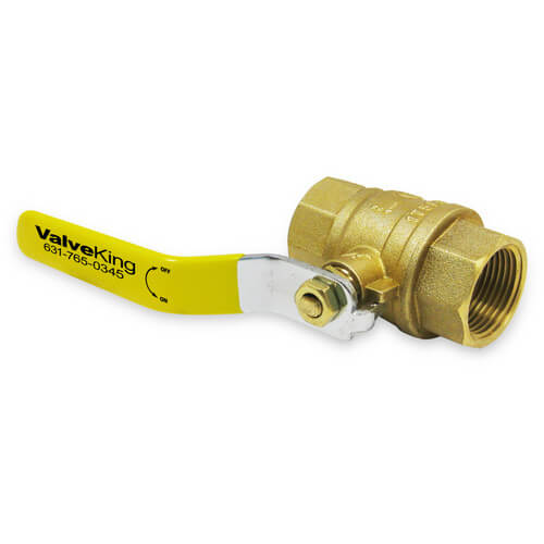 Main product image of 1" Full Port Threaded Ball Valve w/ Company Logo