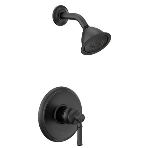 Main product image of Dartmoor Matte Black Posi-temp Eco-performance Shower Trim, 1.75 Gpm