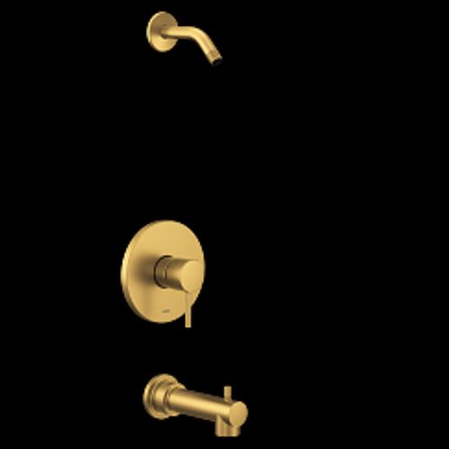 Main product image of Align Brushed Gold M-CORE 2-Series Tub/Shower - No Head, UT2193NHBG