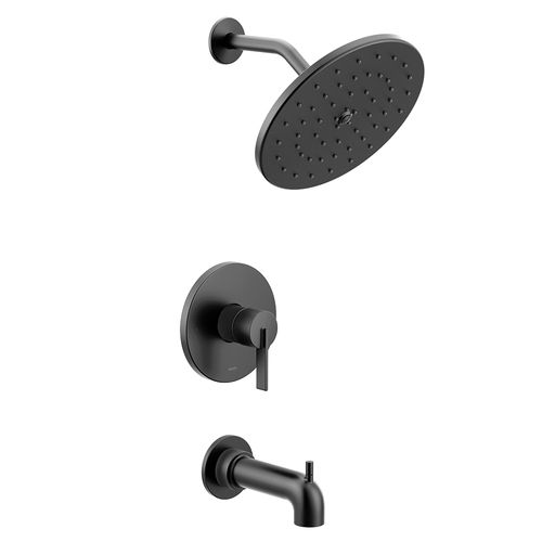 Main product image of Cia Matte Black M-core 3-series Tub And Rainshower Trim, 2.5 Gpm, UT3363BL