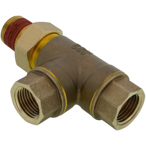 Main product image of 1/2" FNPT x 1/2" FNPT x 1/2" MNPT Union UltraT Tee w/ Fixed Bypass