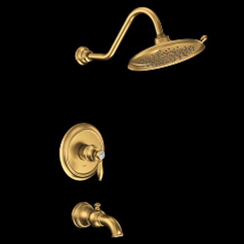 Main product image of Weymouth Brushed Gold M-CORE 2-Series Tub/Shower Trim, UTS232104EPBG