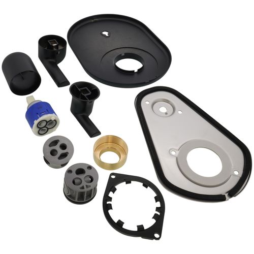 Main product image of Doux M-CORE 3-Series Valve Trim w/ Integrated Diverter (Matte Black), UTS2611BL