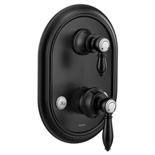 Main product image of Weymouth Matte Black M-CORE 3-Series With Integrated Transfer Valve Trim, UTS4311BL