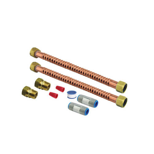 12" Water Connection Kit w/ Compression Fittings
