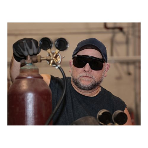 Main product image of Astrospec 3000 Scratch-Resistant Safety Glasses, Polycarbonate, Gray Lenses, Full-Framed