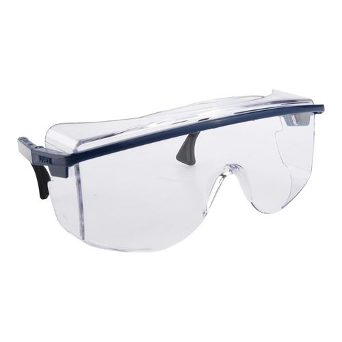 Main product image of Astrospec 3000 Anti-Fog & Scratch-Resistant Safety Glasses, Polycarbonate, Clear Lenses, Full-Framed, Blue Frame