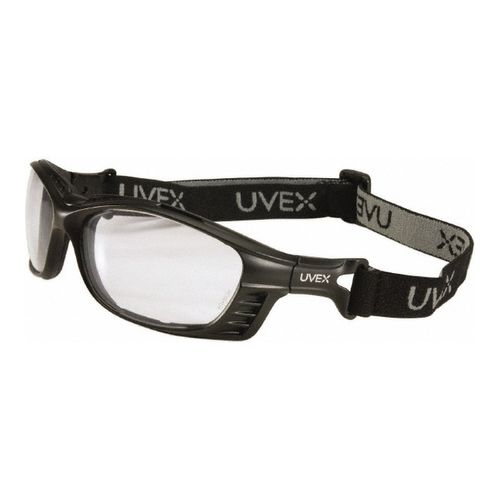 Main product image of Hypershock Anti-Fog Safety Glasses, Polycarbonate, Clear Lenses, Full-Framed, UV Protection, Black Frame, Dual