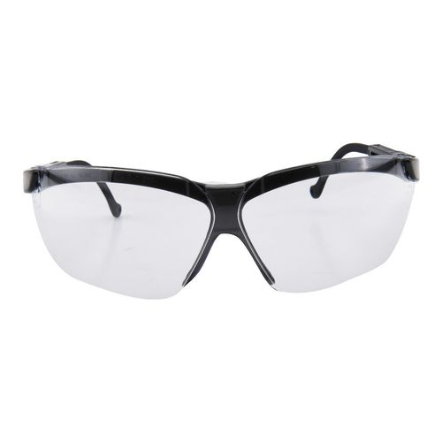 Main product image of Genesis Scratch-Resistant Safety Glasses, Polycarbonate, Clear Lenses, Full-Framed, UV Protection, Black Frame, Adjustable