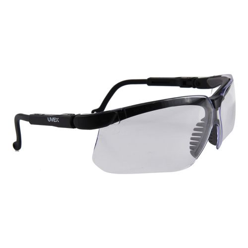 Main product image of Genesis Scratch-Resistant Safety Glasses, Polycarbonate, Clear Lenses, Full-Framed, UV Protection, Black Frame, Adjustable