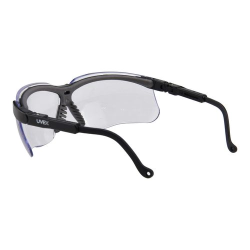 Main product image of Genesis Scratch-Resistant Safety Glasses, Polycarbonate, Clear Lenses, Full-Framed, UV Protection, Black Frame, Adjustable