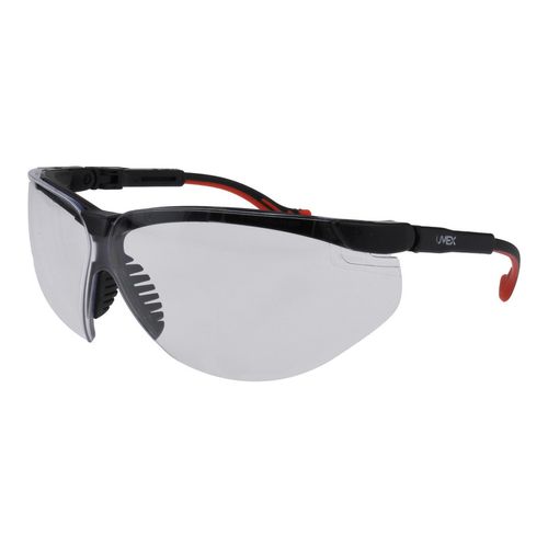 Main product image of Genesis XC Scratch-Resistant Safety Glasses, Polycarbonate, Clear Lenses, Full-Framed, UV Protection, Black Frame, Adjustable