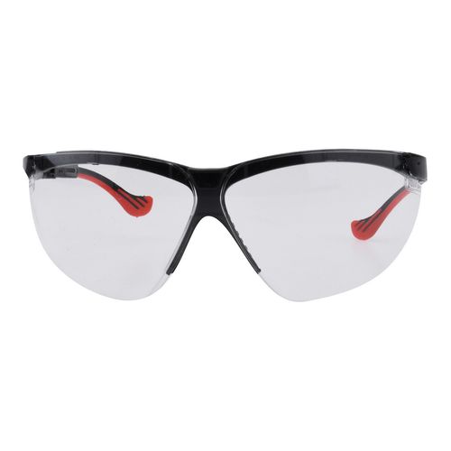 Main product image of Genesis XC Scratch-Resistant Safety Glasses, Polycarbonate, Clear Lenses, Full-Framed, UV Protection, Black Frame, Adjustable