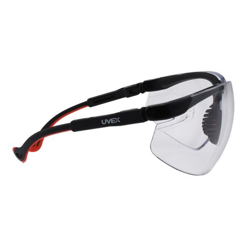 Main product image of Genesis XC Scratch-Resistant Safety Glasses, Polycarbonate, Clear Lenses, Full-Framed, UV Protection, Black Frame, Adjustable