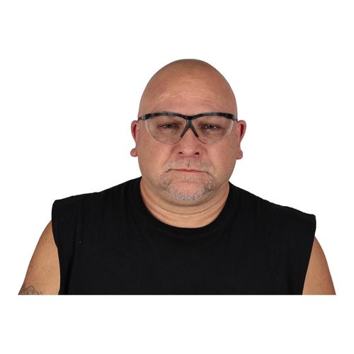 Main product image of Genesis XC Scratch-Resistant Safety Glasses, Polycarbonate, Clear Lenses, Full-Framed, UV Protection, Black Frame, Adjustable