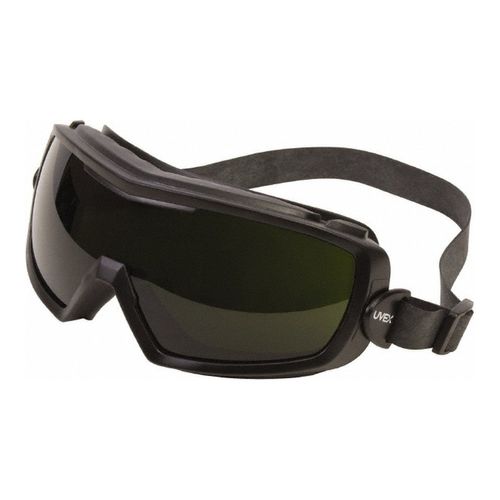 Main product image of Entity Anti-Fog Safety Goggles, Green Polycarbonate Lenses, Indirect Vent, Black Frame, Shade 5