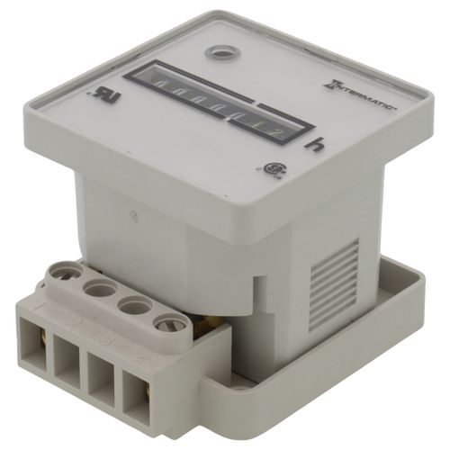 Main product image of 60Hz Surface Mount AC Hour Meter, Screw Terminals (120V)