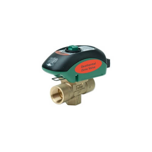 1/2" Geo-Sentry GeoThermal Zone Valve - Threaded, Normally Closed