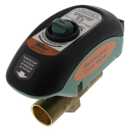 3/4" Geo-Sentry GeoThermal Zone Valve - Sweat, Normally Closed