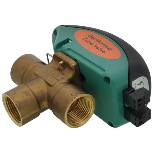 Main product image of 3/4" 3-Way Geo-Sentry GeoThermal Zone Valve - Threaded, Normally Closed
