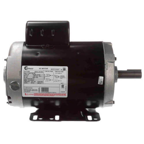 Main product image of 143T Frame Capacitor Start ODP Rigid Base Motor, 1 HP, 1725 RPM (208-230/115V)