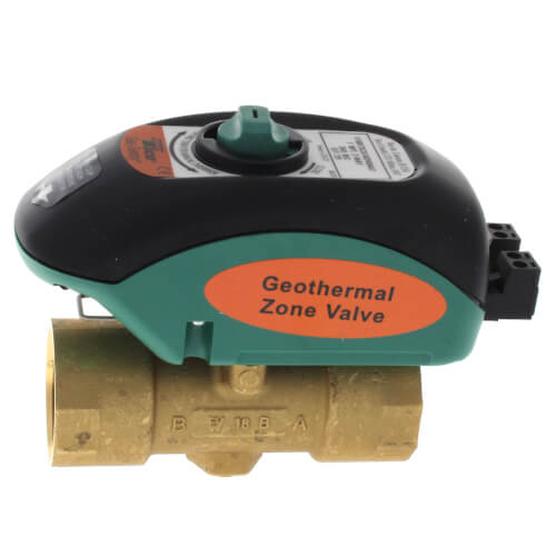 1" Geo-Sentry GeoThermal Zone Valve Normally Closed (Threaded)