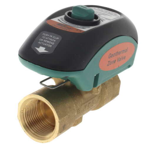 1" Geo-Sentry GeoThermal Zone Valve Normally Closed (Threaded)