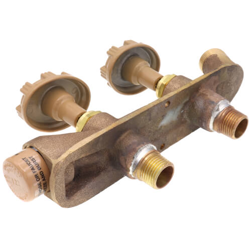 Main product image of Model V122 1/2" MPT x 1/2" Sweat Inlet Vertical Hot & Cold Anti-Siphon Wall Faucet