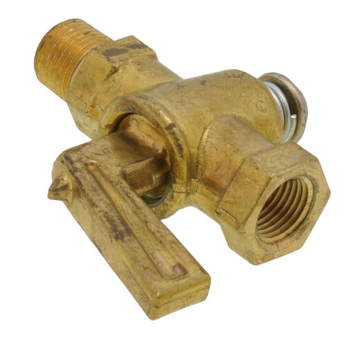 Main product image of 1/8" FIP x  1/8" MIP Shut-Off Air Cock w/ Brass Lever Handle