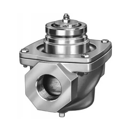 Main product image of 1" NPT Industrial Gas Valve w/ On-Off Safety Shut-Off w/ Double Seal