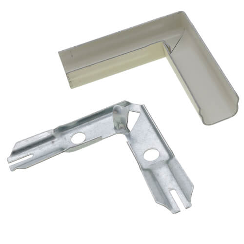 Main product image of 90-Degree Flat Elbow Fitting for Series 500 Raceways (Ivory)