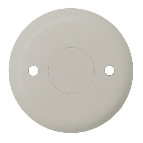 V5731 Wiremold V5731 Round Blank Outlet Box Cover w/ 1/2" Knockout