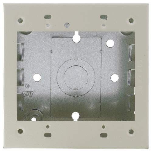 Main product image of Double-Gang Extra Deep Switch & Receptacle Device Box Fitting (Ivory)