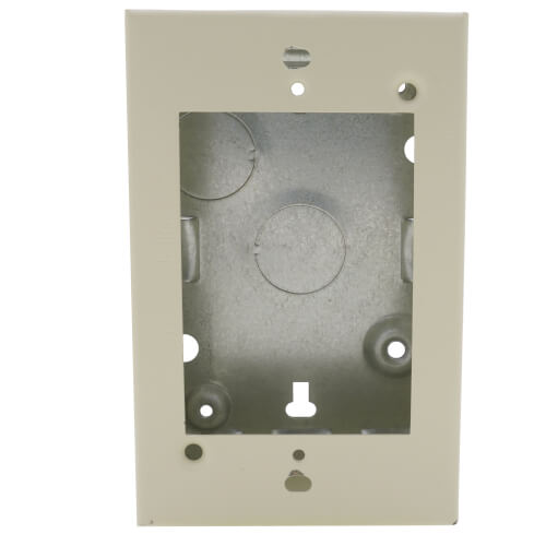 Main product image of Single-Gang Shallow Switch & Receptacle Device Box Fitting (Ivory)