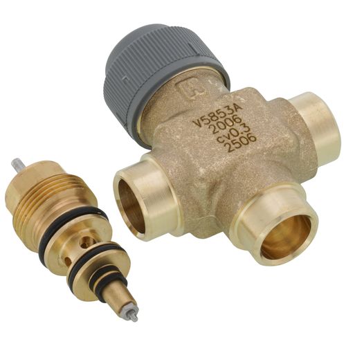 Main product image of 1/2" Three Way Cartridge Globe Valve (.29 Cv)