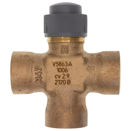Main product image of 3/4" NPT Three-Way Cartridge Globe Valve (2.9 Cv)