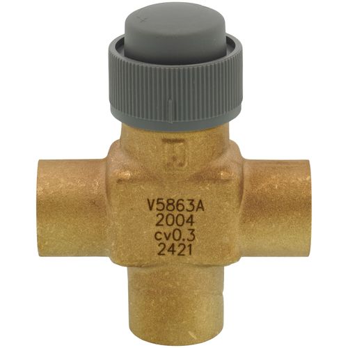 Main product image of 1/2" NPT Three-Way Cartridge Globe Valve (.29 Cv)