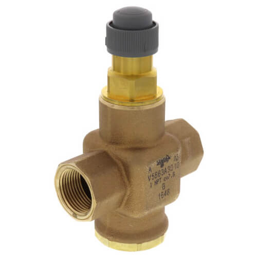 V5863A3028 Honeywell V5863A3028 1" NPT ThreeWay Cartridge Globe