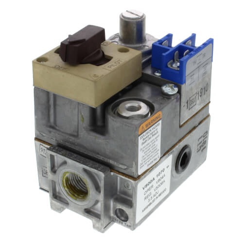 V800A1070 Resideo V800A1070 Standard Pilot Gas Valve 24V 1/2" x 3/4" Inlet/Outlet Size