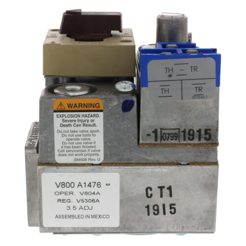 Main product image of Standard Pilot Gas Valve - 24V - 1/2" x 3/4" Inlet/Outlet Size