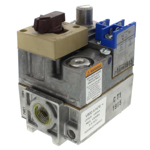 Main product image of Standard Pilot Gas Valve - 24V - 1/2" x 3/4" Inlet/Outlet Size