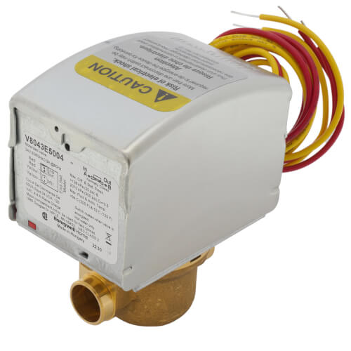 Main product image of 1/2" Sweat Connection Zone Valve, normally closed, w/ manual opener (24v)