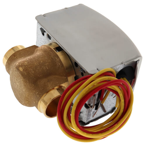 Main product image of 3/4" Sweat Connection Zone Valve, normally closed, w/ manual opener (24v)