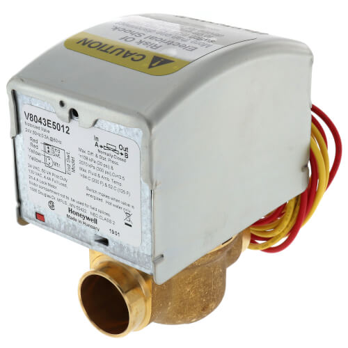 Main product image of 3/4" Sweat Connection Zone Valve, normally closed, w/ manual opener (24v)
