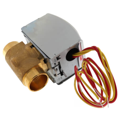Main product image of 1" Sweat Connection Zone Valve, normally closed, w/ manual opener (24v)