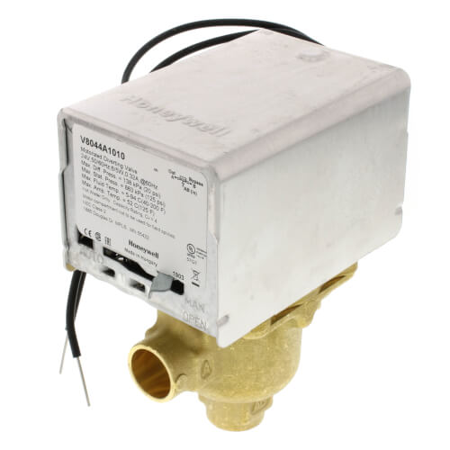 Main product image of 1/2" Sweat Connection 3 Way Zone Valve, port A normally closed (24v)