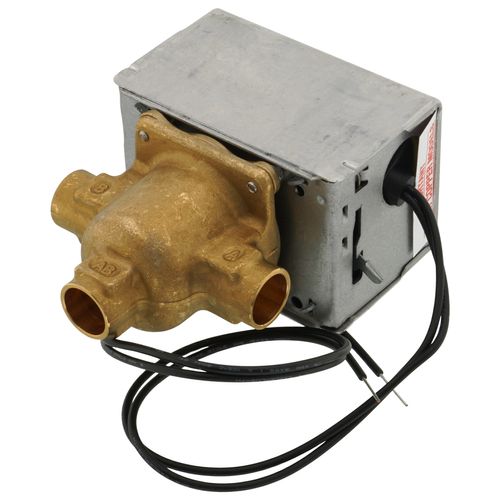 Main product image of 1/2" Sweat Connection 3 Way Zone Valve, port A normally closed (24v)