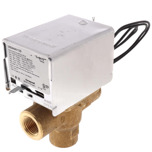 Main product image of 1/2" NPT Connection 3 Way Zone Valve, port A normally closed (24v)
