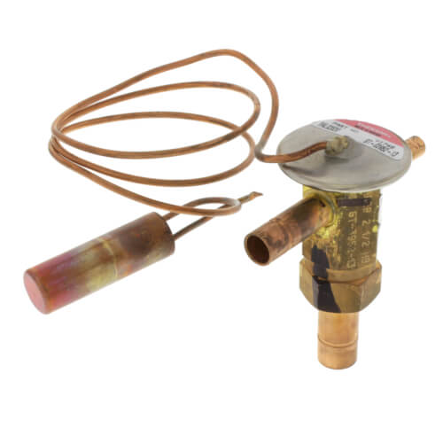Main product image of 3/8" x 1/2" R-22 2.5 Ton Thermostatic Expansion Valve, 30" Cap, VAL03630