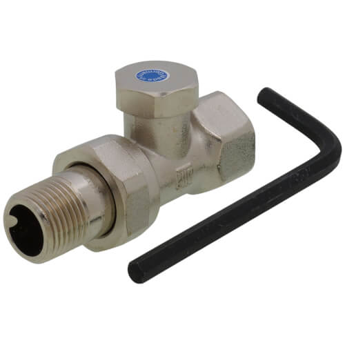 Main product image of Standard Straight Shut-Off Valve for All Models (Nickel Plated)
